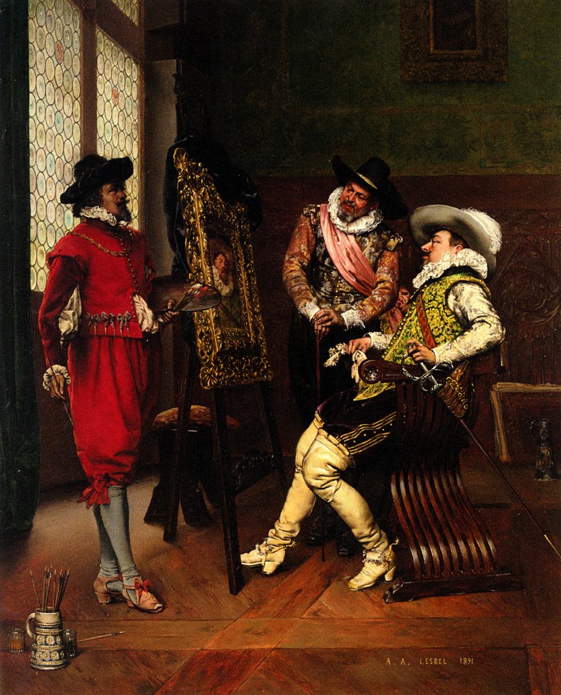 A kritikusok alkotó: Adolphe Alexandre Lesrel