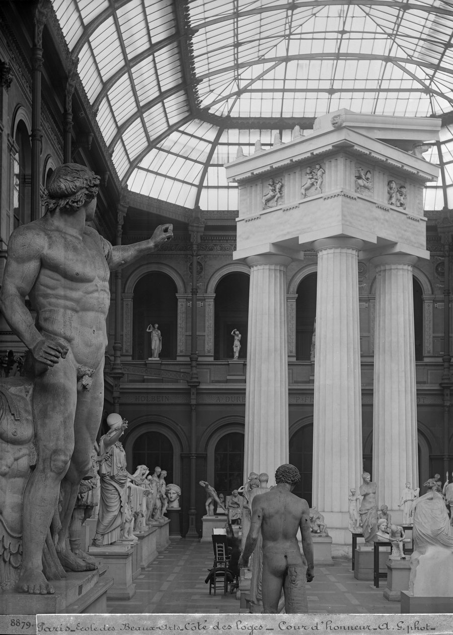 National School of Fine Arts, Palais des Etudes, üvegudvar, 1890-99 körül alkotó: Adolphe Giraudon