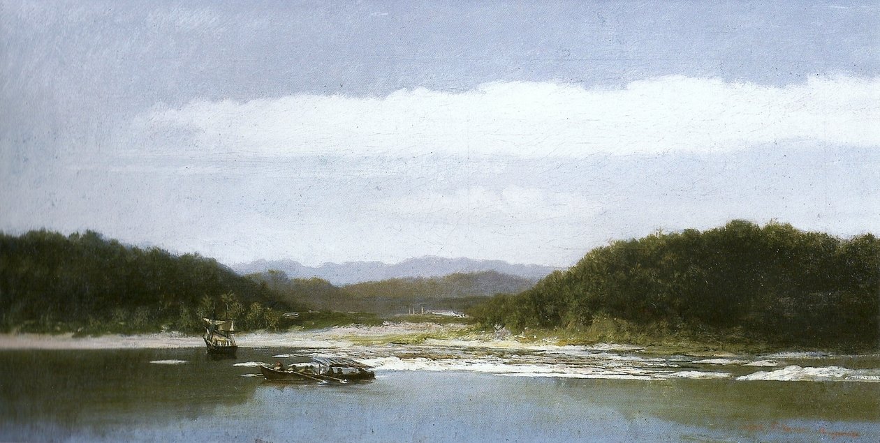 A Guanabara -öböl holtágai alkotó: Adolphe Martial Potemont