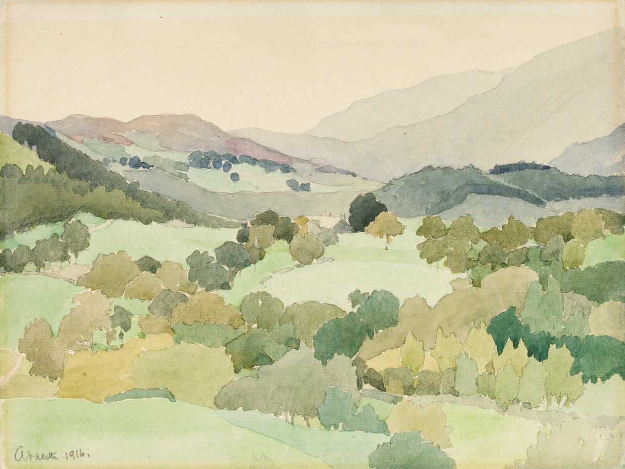 Ambleside közelében, 1916 alkotó: Adolphe Valette