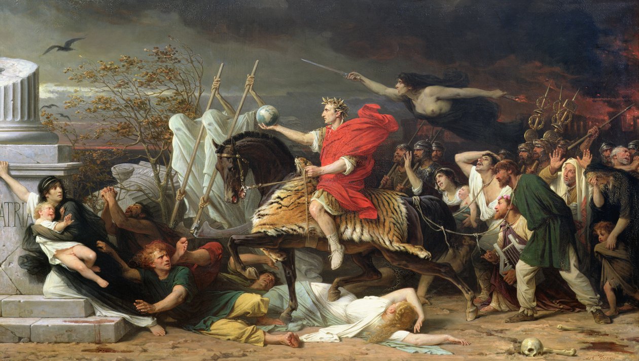 Caesar, 1875 alkotó: Adolphe Yvon