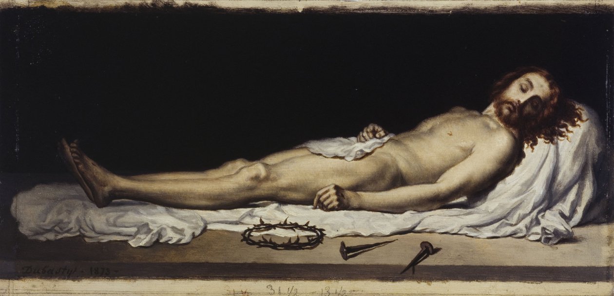 Malakoff templomának vázlata: Le Christ mort alkotó: Adolphe Henri Dubasty