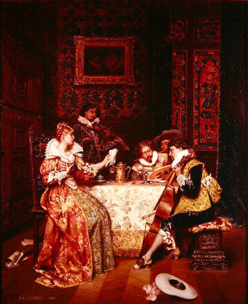 A Zenei Party alkotó: Adolphe Alexandre Lesrel