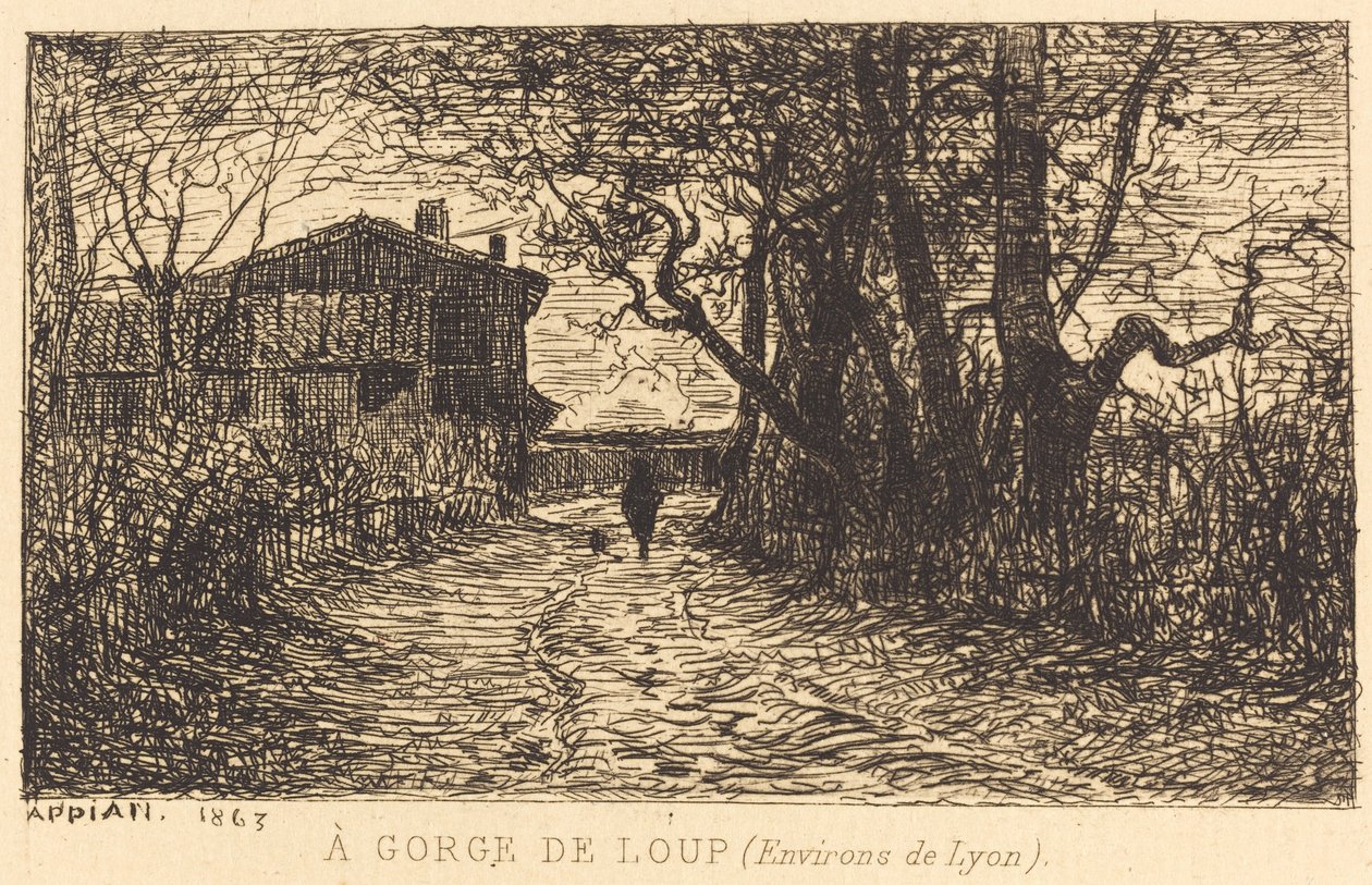 A Gorge de Loupban alkotó: Adolphe Appian