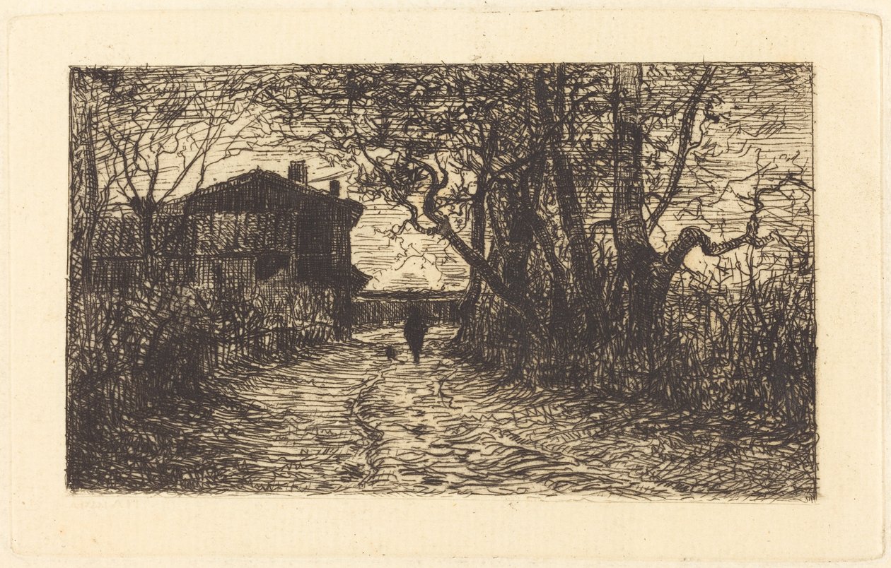 Gorge de Loup-nál alkotó: Adolphe Appian