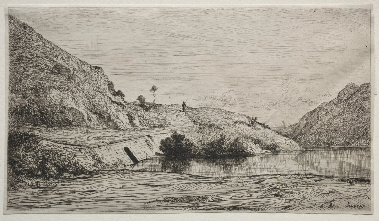 Rhone partjai alkotó: Adolphe Appian