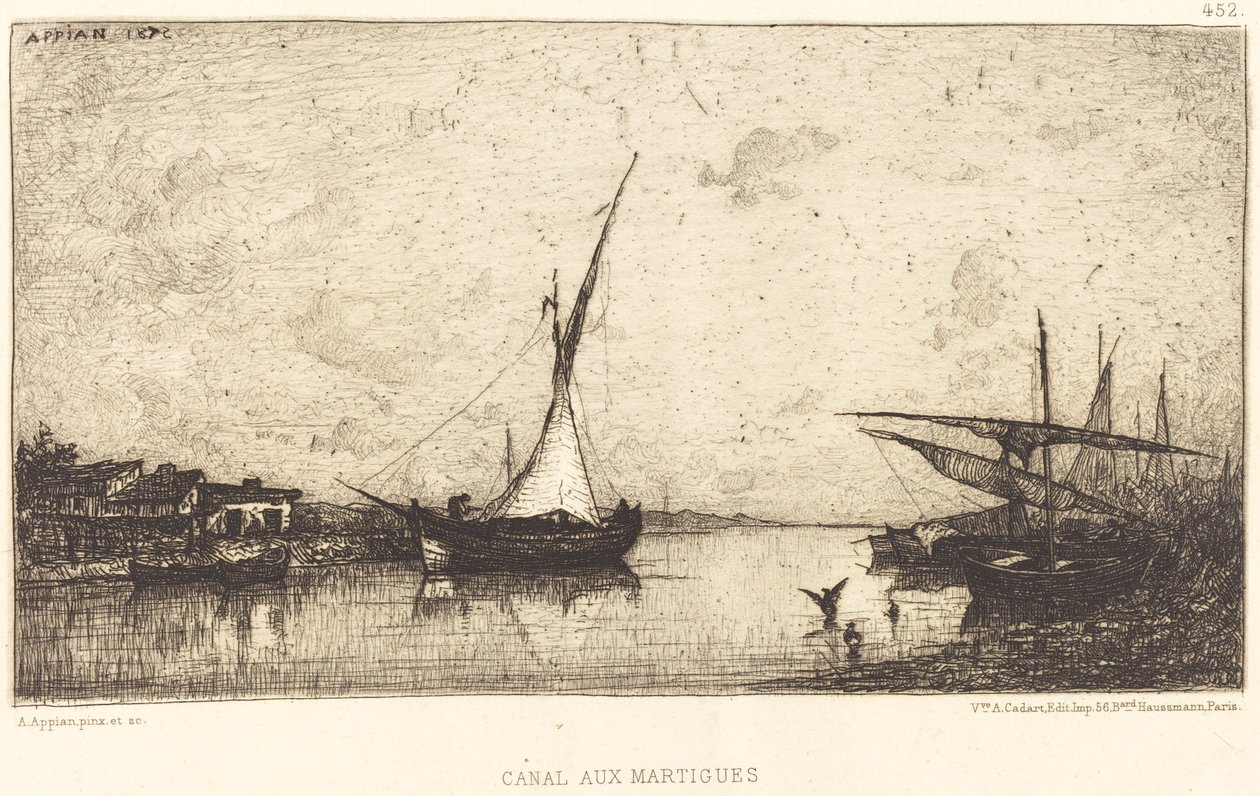 Martigues-csatorna alkotó: Adolphe Appian
