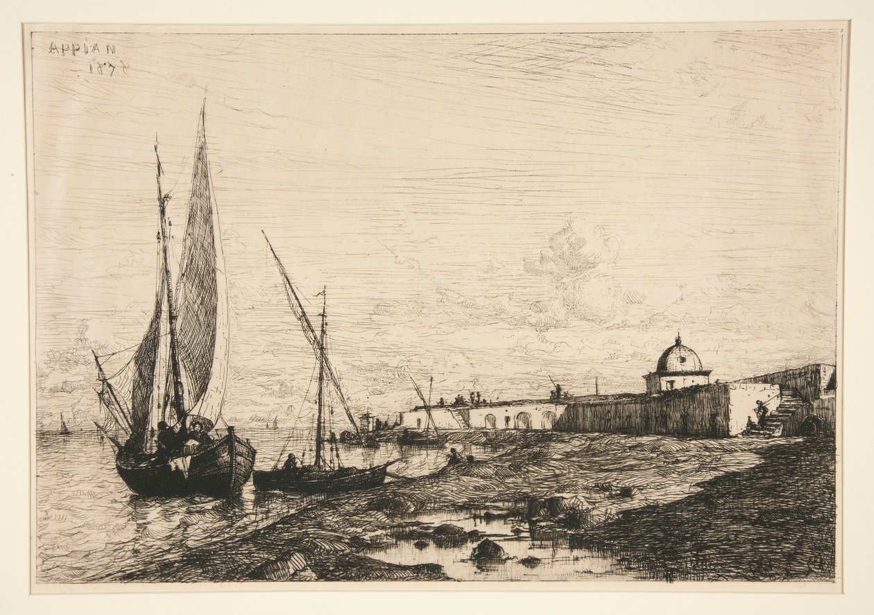 San Remo kikötője alkotó: Adolphe Appian