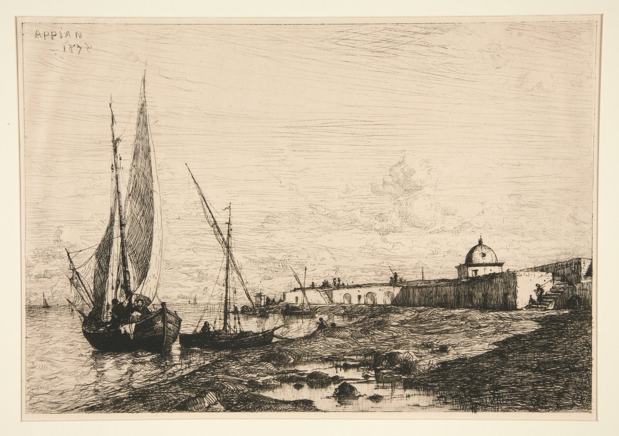 San Remo kikötője alkotó: Adolphe Appian