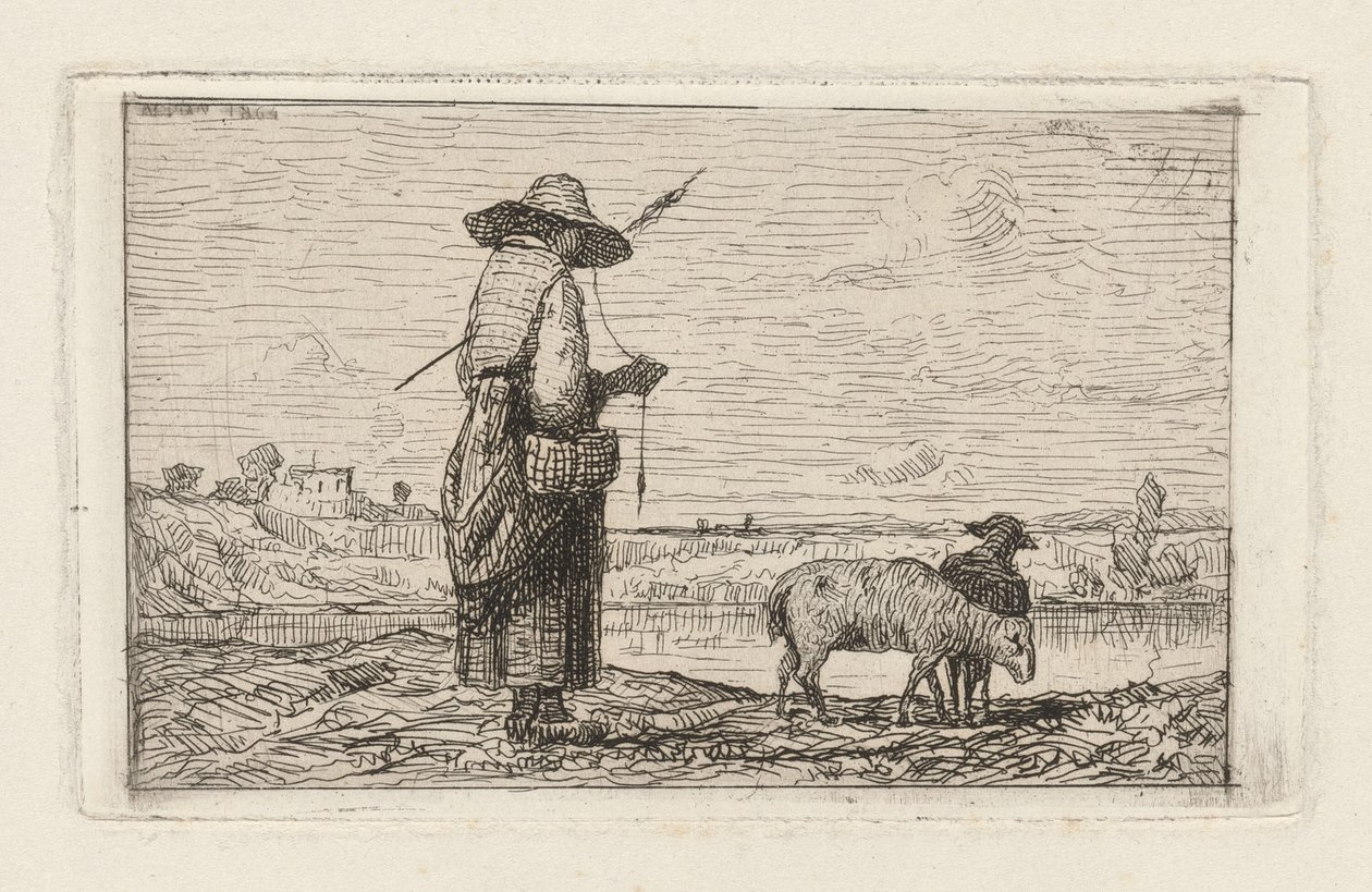 Pásztorlány alkotó: Adolphe Appian