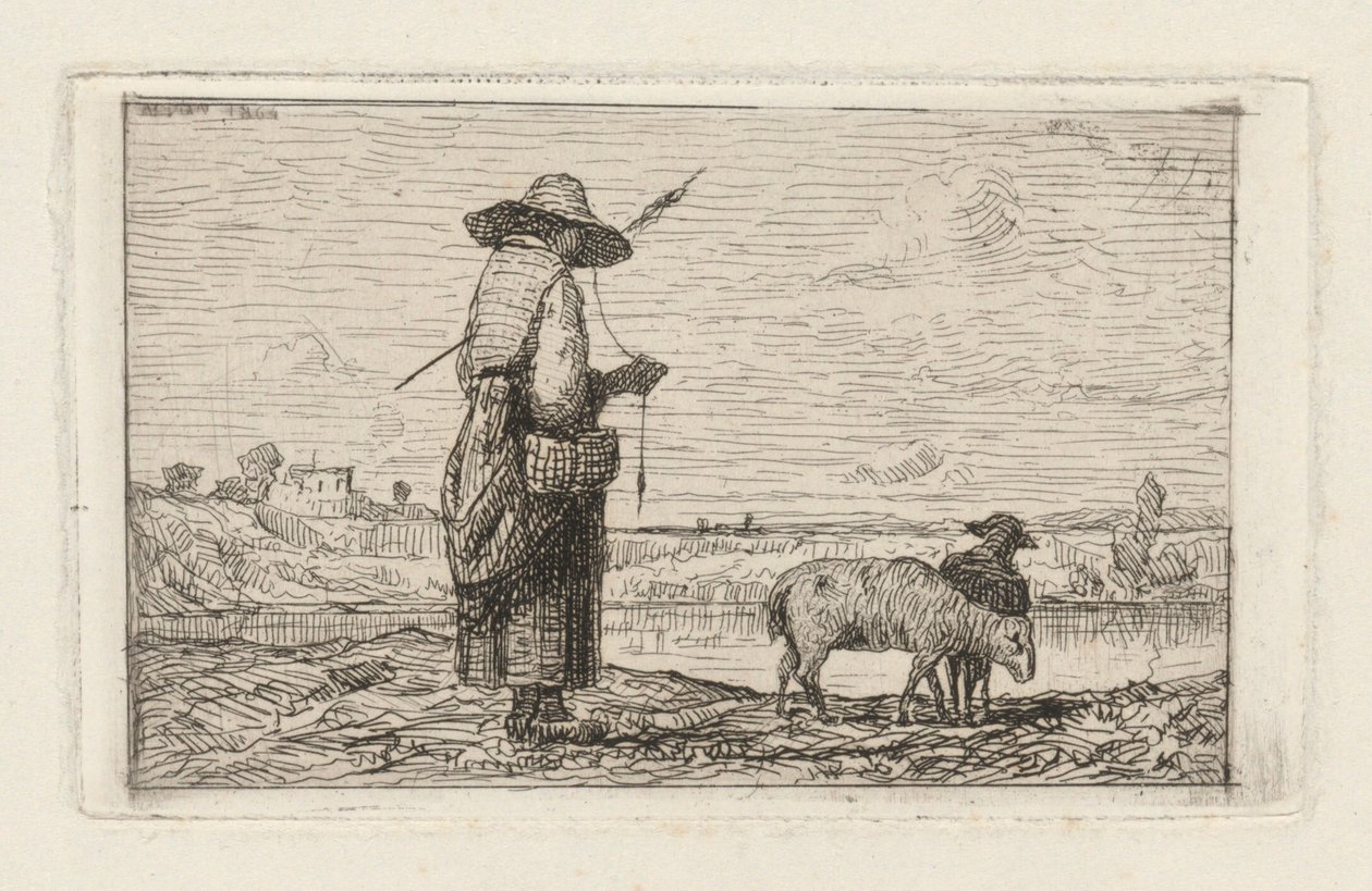 Pásztorlány alkotó: Adolphe Appian