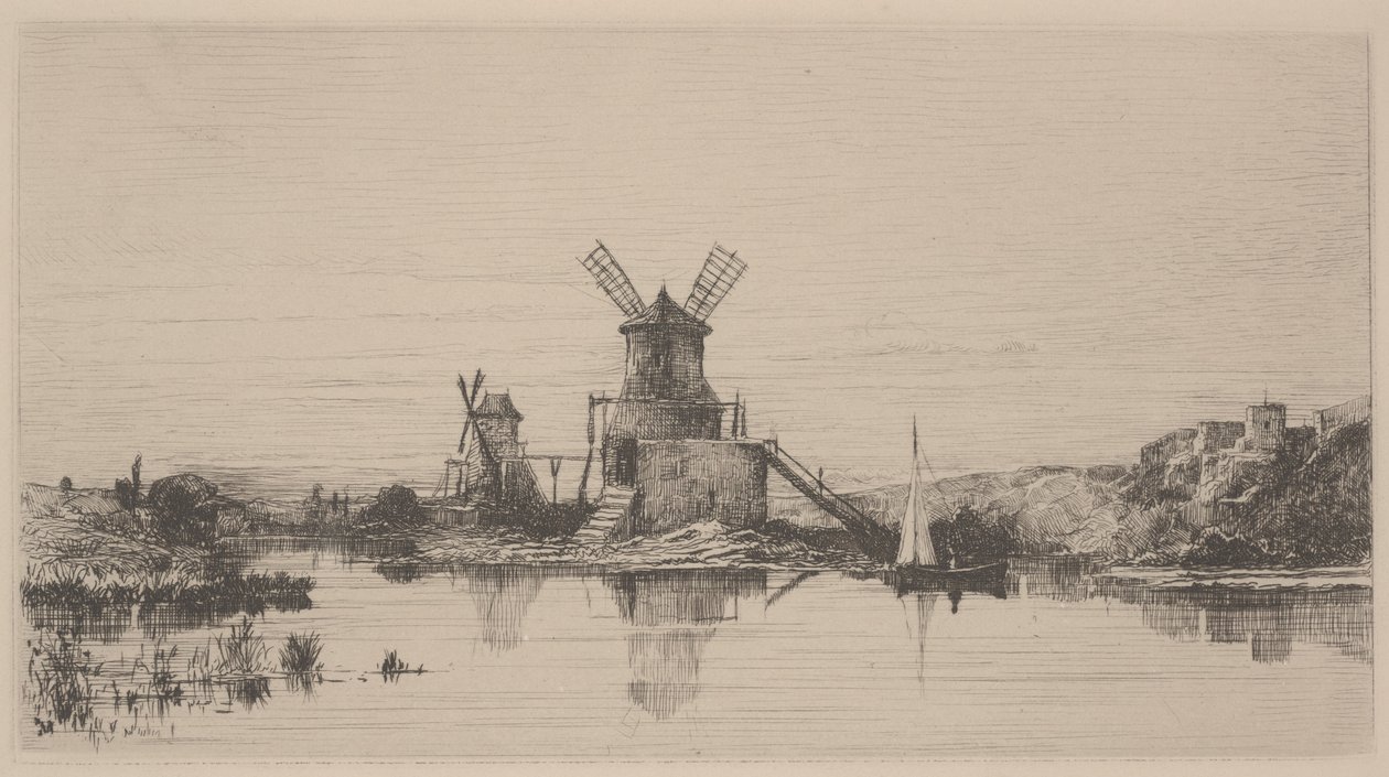 Emléktárgy, 1863 körül (rézkarc) alkotó: Adolphe Appian
