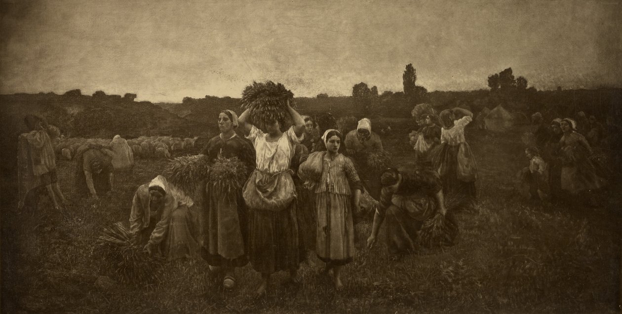 A begyűjtők behívása alkotó: Adolphe Braun