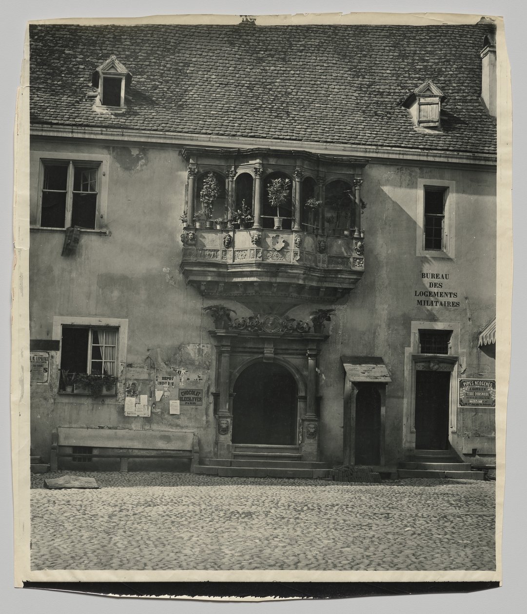 Elzászi homlokzat, őrház Colmarban alkotó: Adolphe Braun