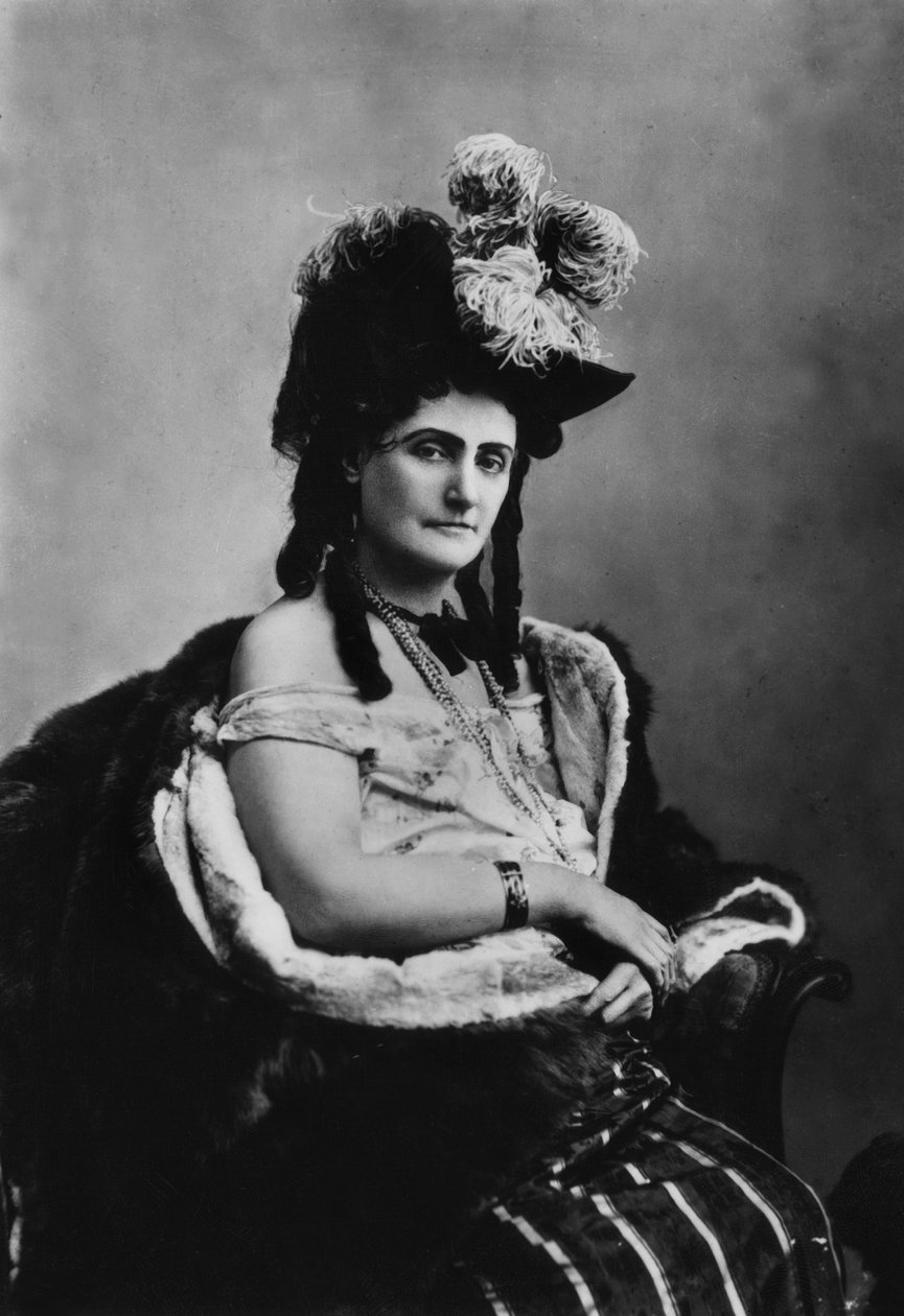 Az olasz Virginia Oldoini (1837-1899), Castiglione grófnője, III. Napóleon francia császár kémje volt, fotó: Adolphe Braun (1812-1877) alkotó: Adolphe Braun