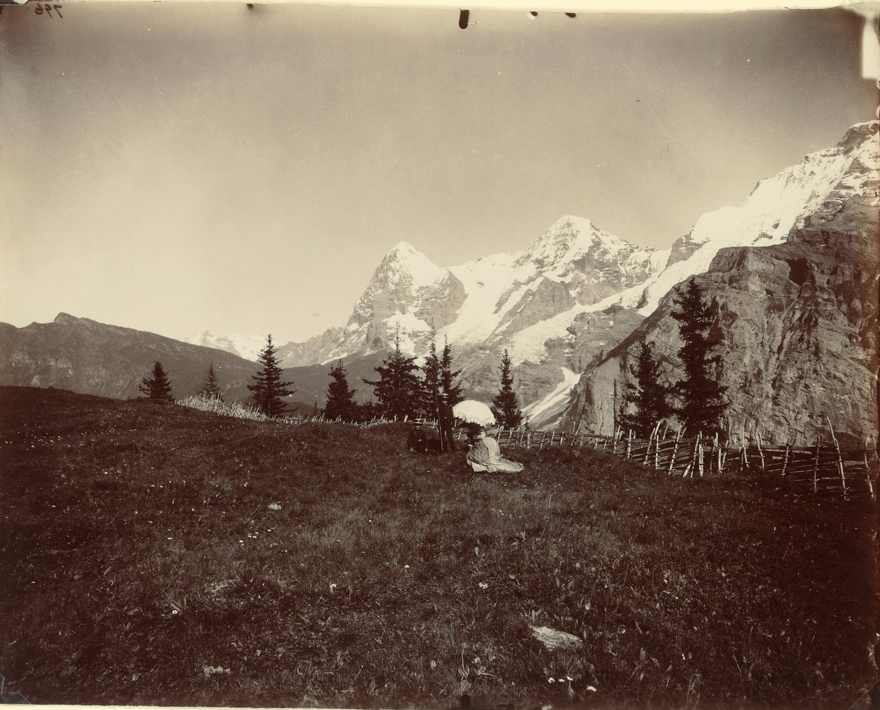 Táj, Svájc, c. 1860. alkotó: Adolphe Braun