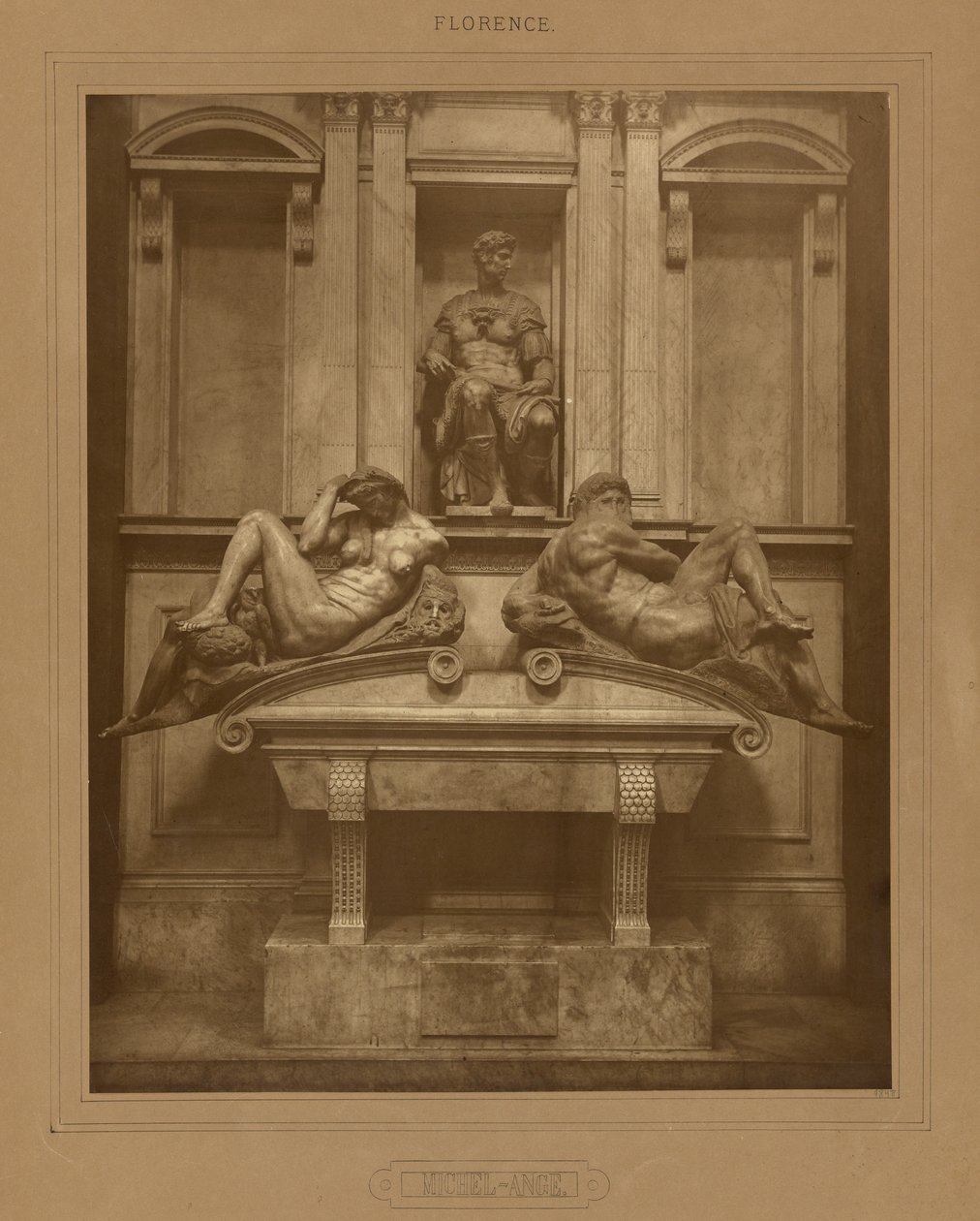 [Michelangelo Medici-sírja, Firenze] alkotó: Adolphe Braun