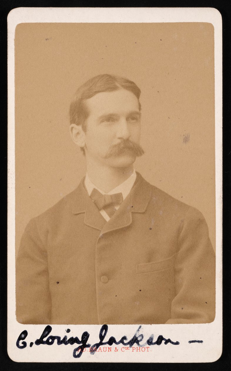 Charles Loring Jackson portréja 1847-1935, 1887 körül. alkotó: Adolphe Braun