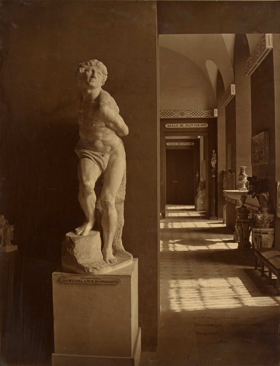 [Michelangelo: Lázadó rabszolga, Louvre Múzeum] alkotó: Adolphe Braun