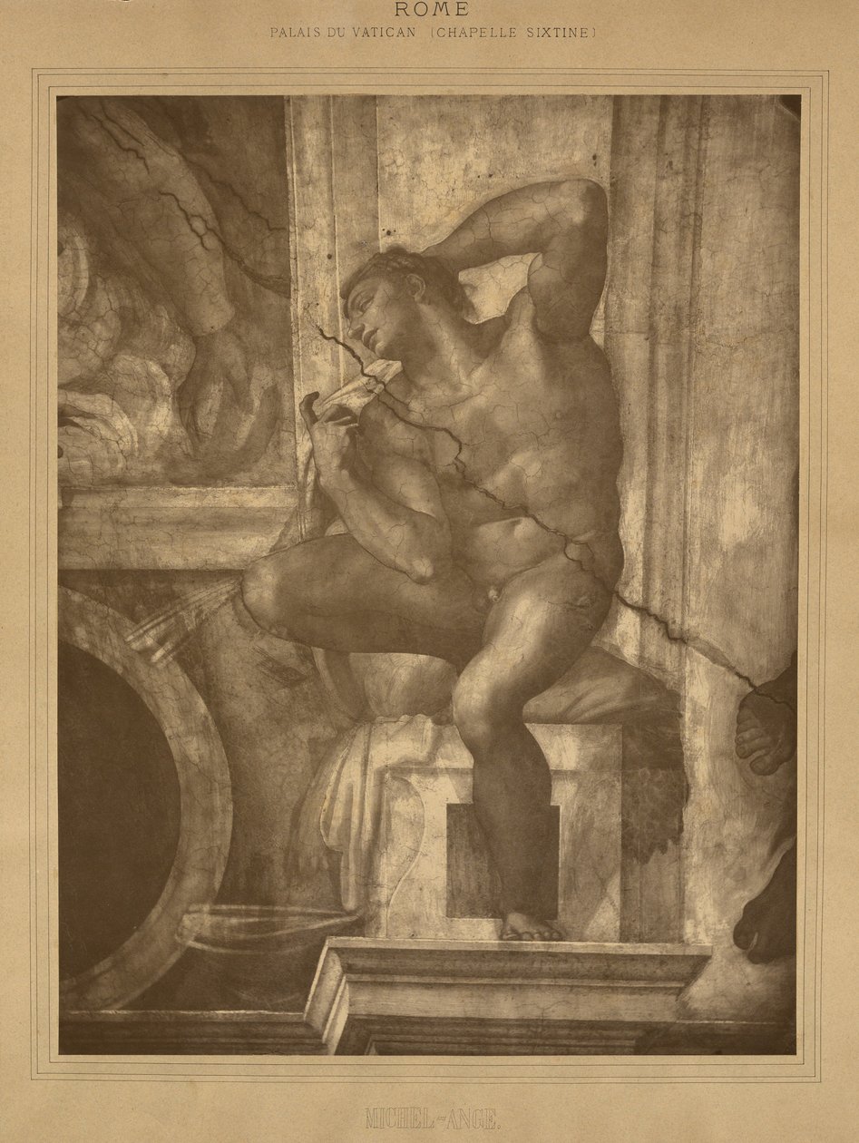 Róma - Vatikáni Palota, Sixtus-kápolna, Michelangelo alkotó: Adolphe Braun