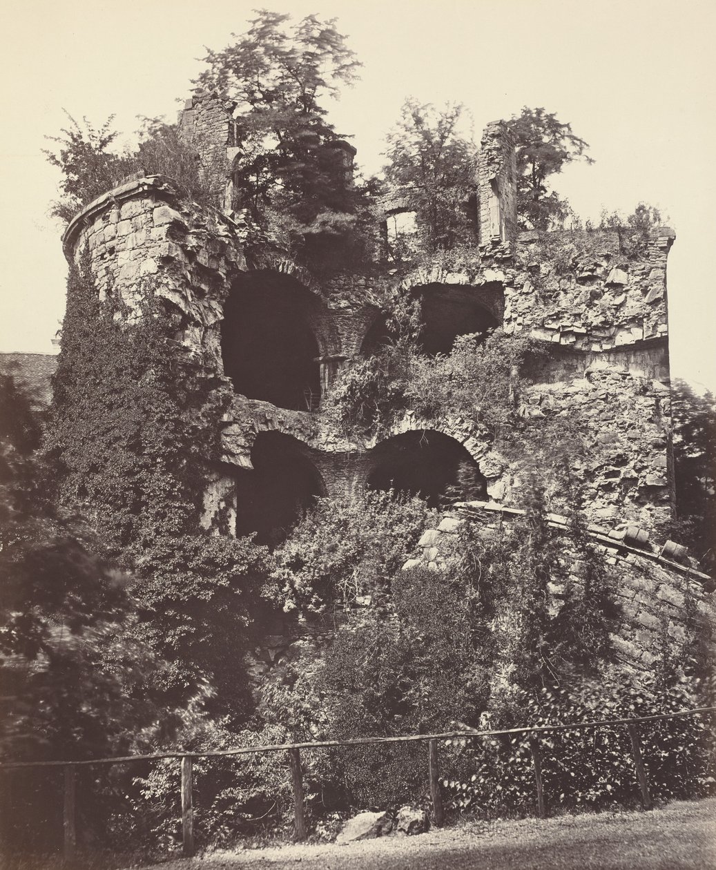 A felrobbant torony, a heidelbergi kastély alkotó: Adolphe Braun