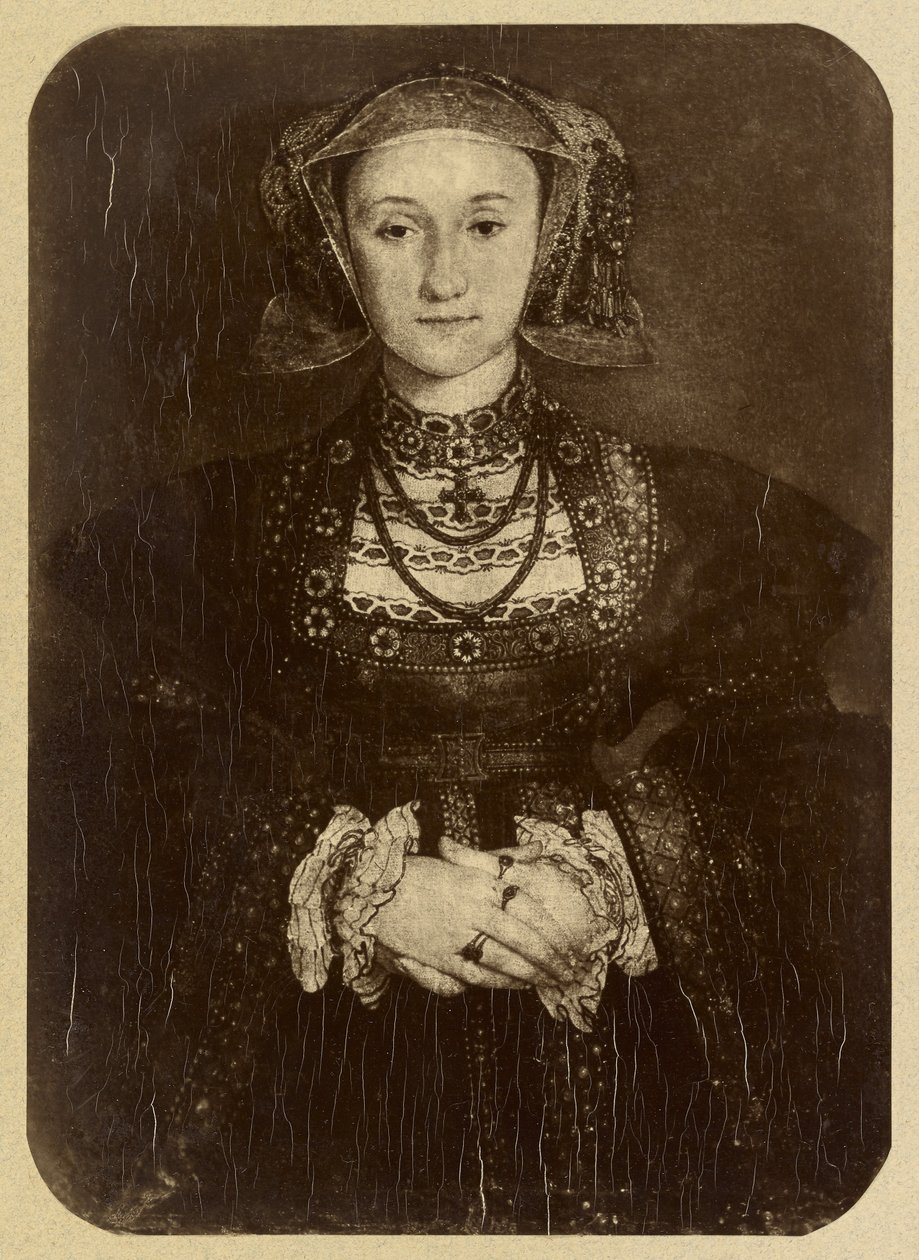 [VIII. Henrik felesége, Hans Holbein festménye, Louvre Múzeum] alkotó: Adolphe Braun