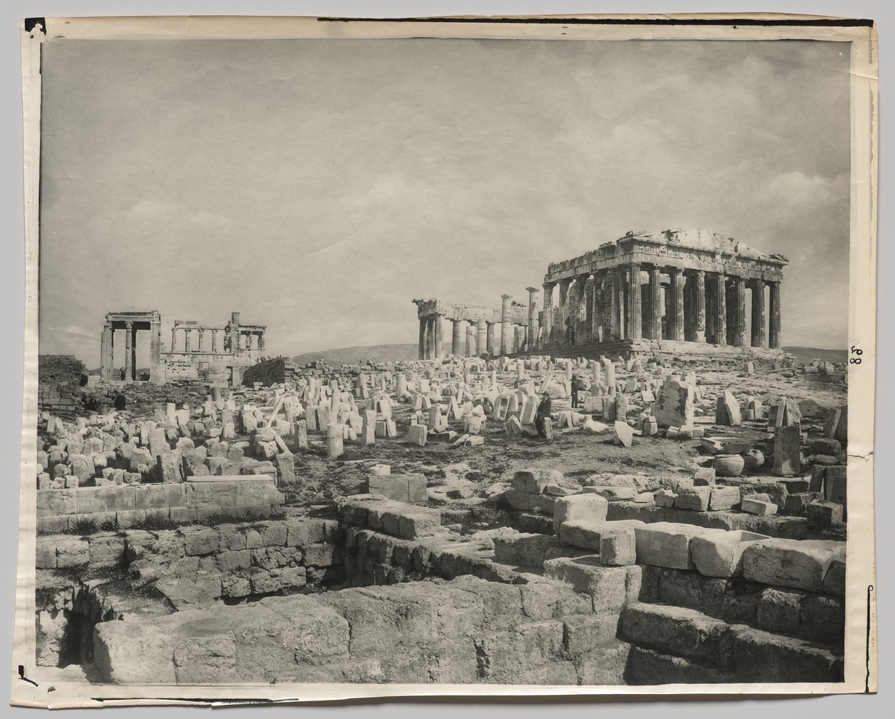 Kilátás a Parthenonra alkotó: Adolphe Braun and Co.