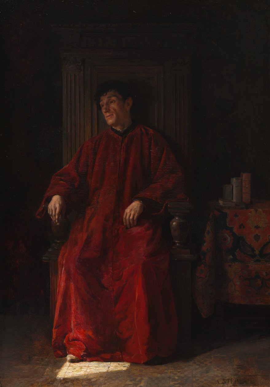 Bíró vörös köpenyben alkotó: Adolphe Charles Edouard Steinheil
