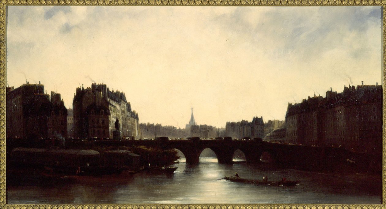 A Pont-Neuf és az Ile de la Cité alkotó: Adolphe Couvelet