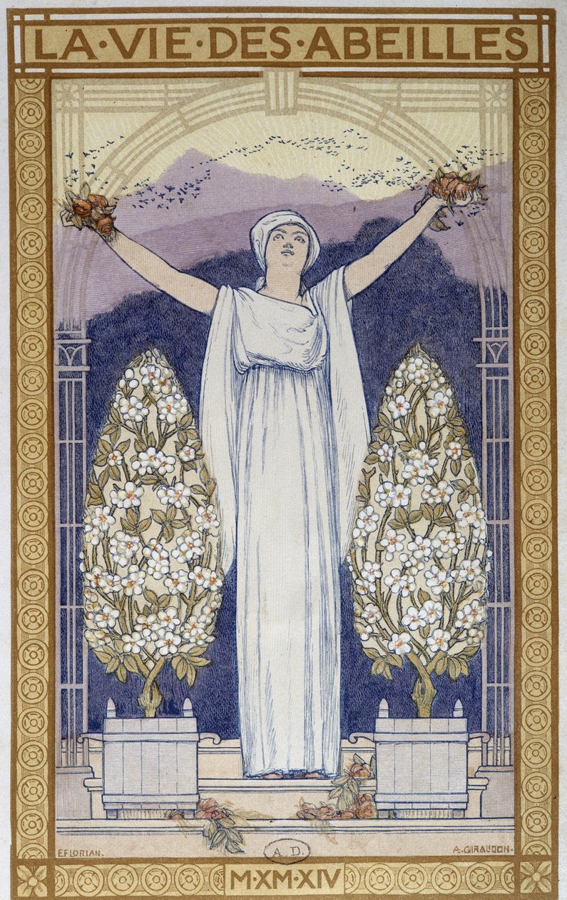 A méhek élete: allegória – A. Giraudon rajza alkotó: Adolphe Giraudon