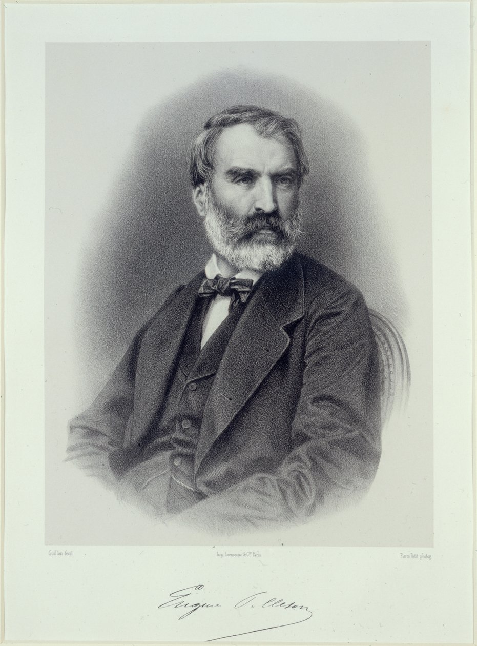 Eugène Pelletan író portréja 1813-1884. alkotó: Adolphe Guillon