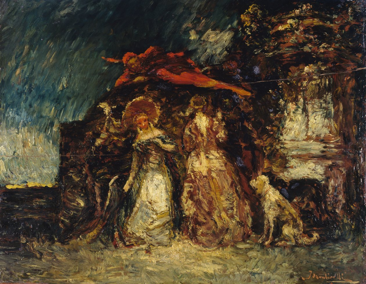 Mefisztó alkotó: Adolphe Joseph Thomas Monticelli