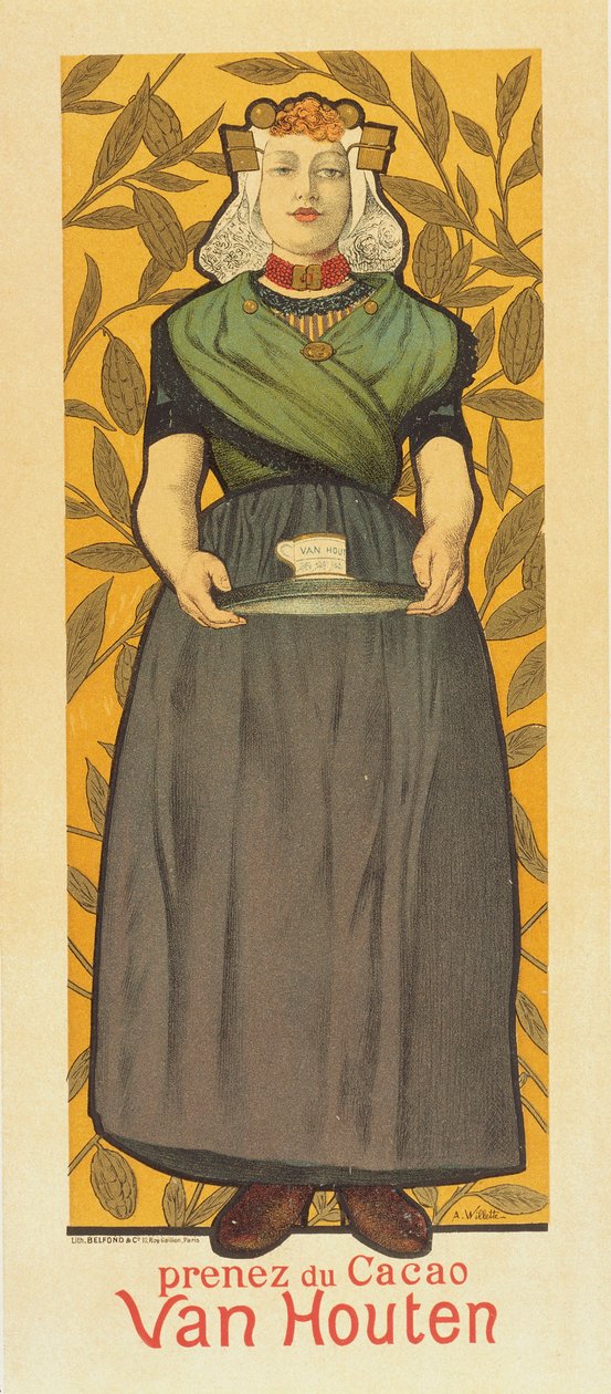 Prenez du Cacao Van Houten alkotó: Adolphe Leon Willette