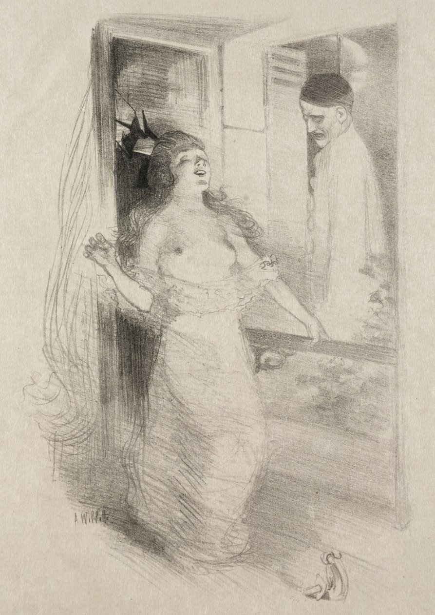 Pierrot alkotó: Adolphe Léon Willett