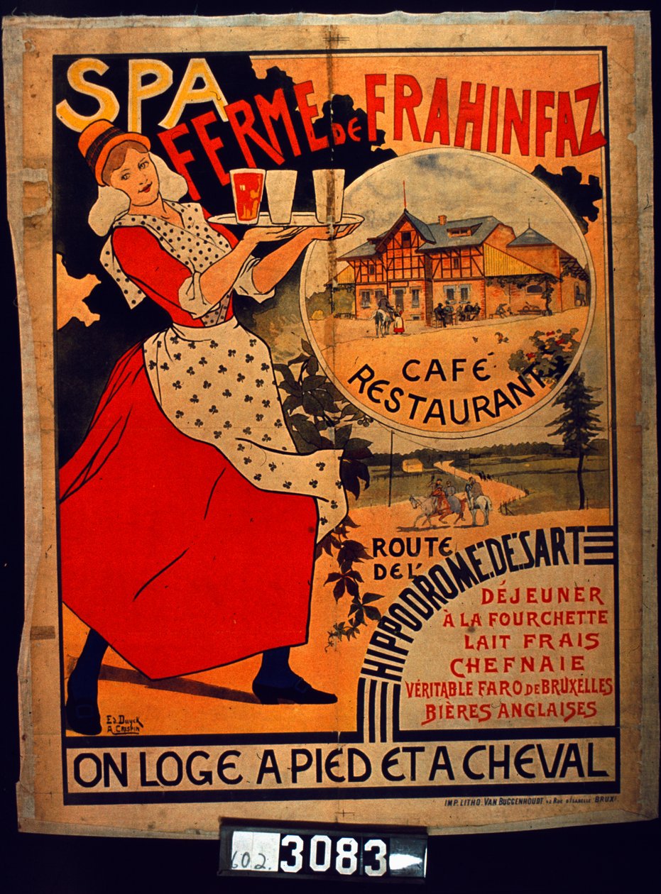 Gyógyfürdő - Frahinfaz tanya, 1896 alkotó: Adolphe Louis Charles Crespin