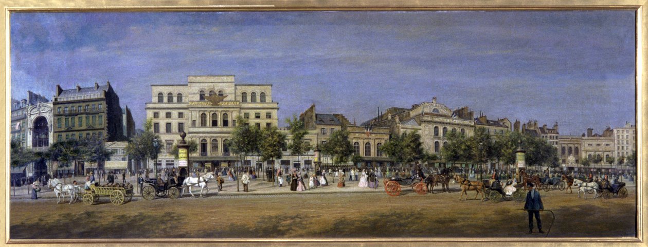 Párizs, a Boulevard du Temple alkotó: Adolphe Martial Potemont