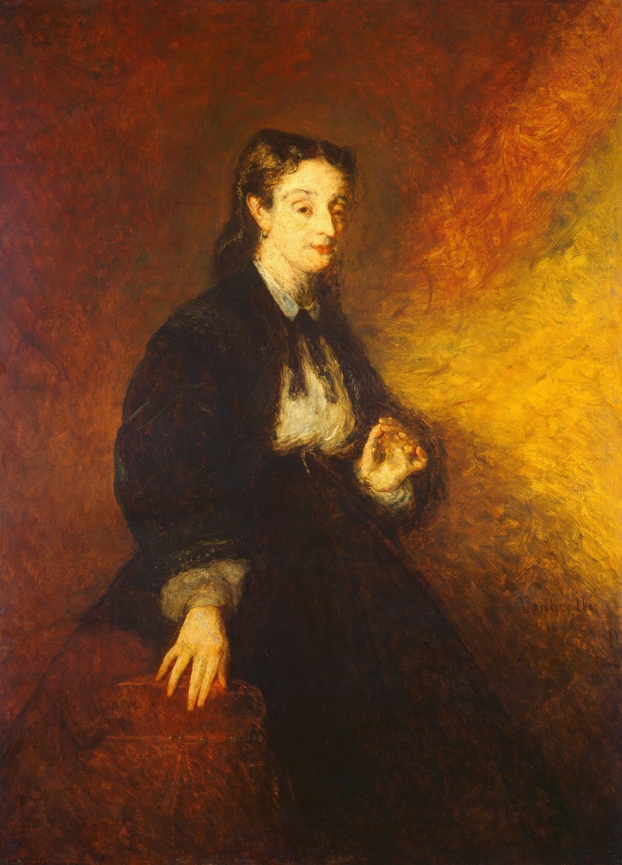 Madame Cahen, 1869. alkotó: Adolphe Monticelli