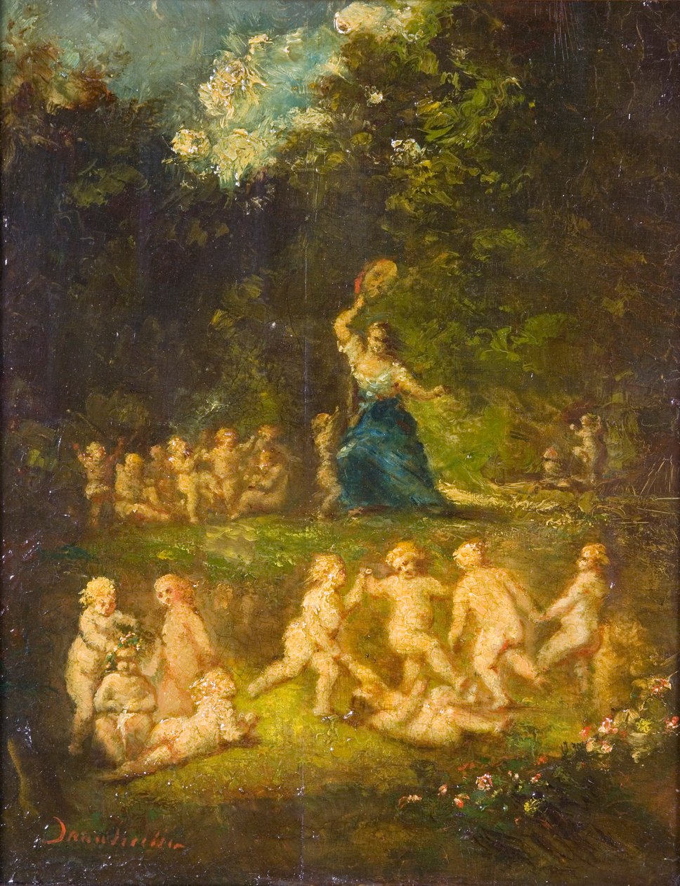 "The gambols", 1844-1886 alkotó: Adolphe Monticelli
