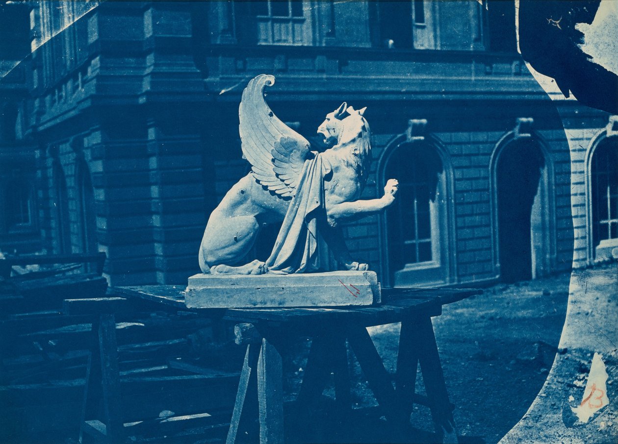 Griff szobra egy marseille-i építkezésen (Griff szobra egy marseille-i építkezésen) alkotó: Adolphe Terris