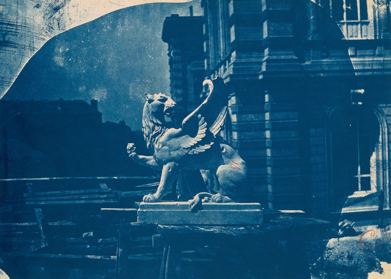Griff szobra egy marseille-i építkezésen (Griff szobra egy marseille-i építkezésen) alkotó: Adolphe Terris