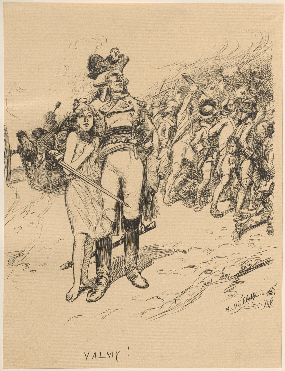 Valmy alkotó: Adolphe Willette