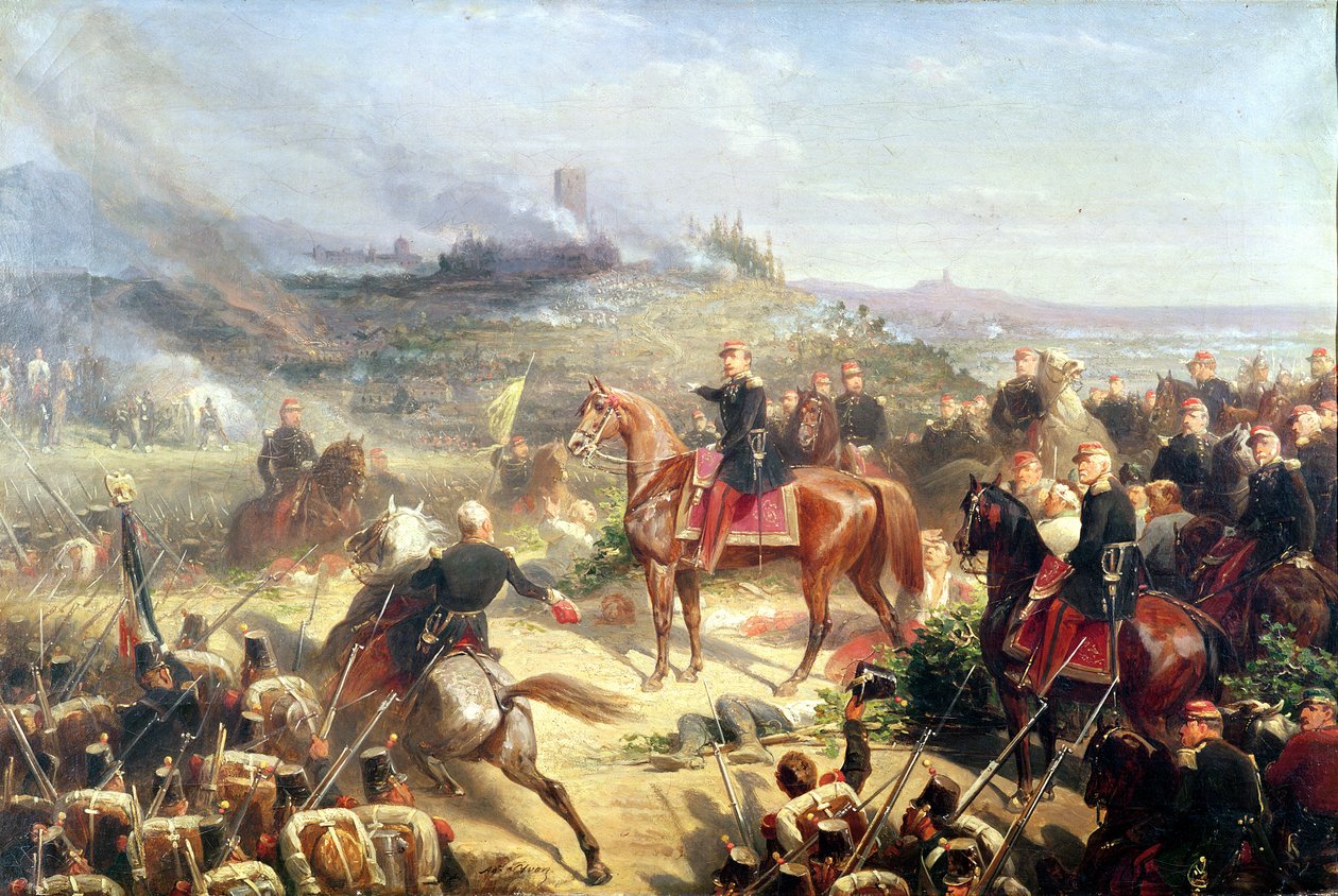Solferinói csata, 1859. június 24 alkotó: Adolphe Yvon