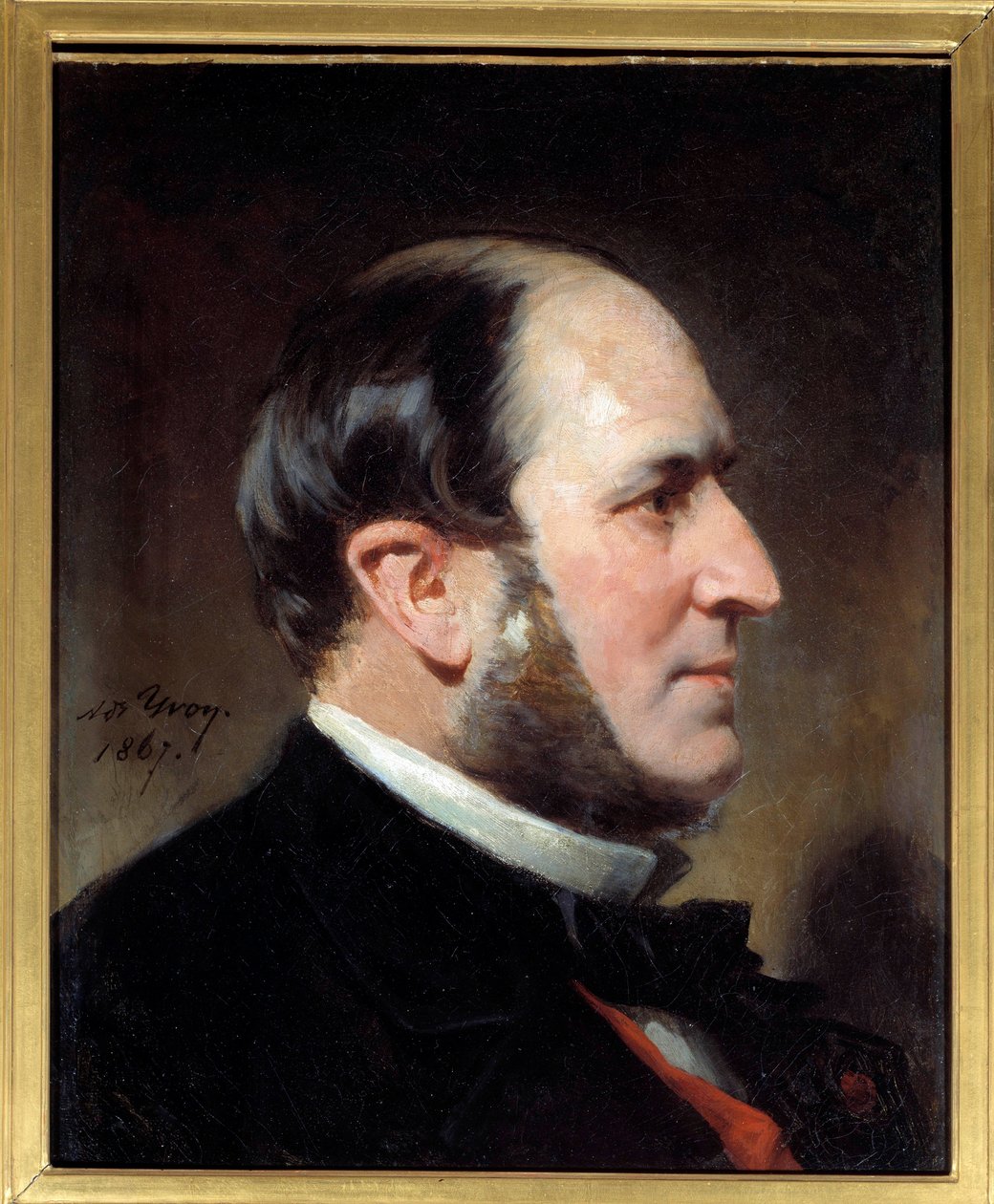 Báró Eugene-Georges Haussmann portréja, Párizs prefetja (1809-1891) Ő volt a második birodalom alatti Párizs városának jelentős felújítási munkáinak kiindulópontja. Adolphe Yvon (1817-1893) festménye. 1867 V. 0,45 x 0,35 m Párizs, Musee Carnavalet alkotó: Adolphe Yvon