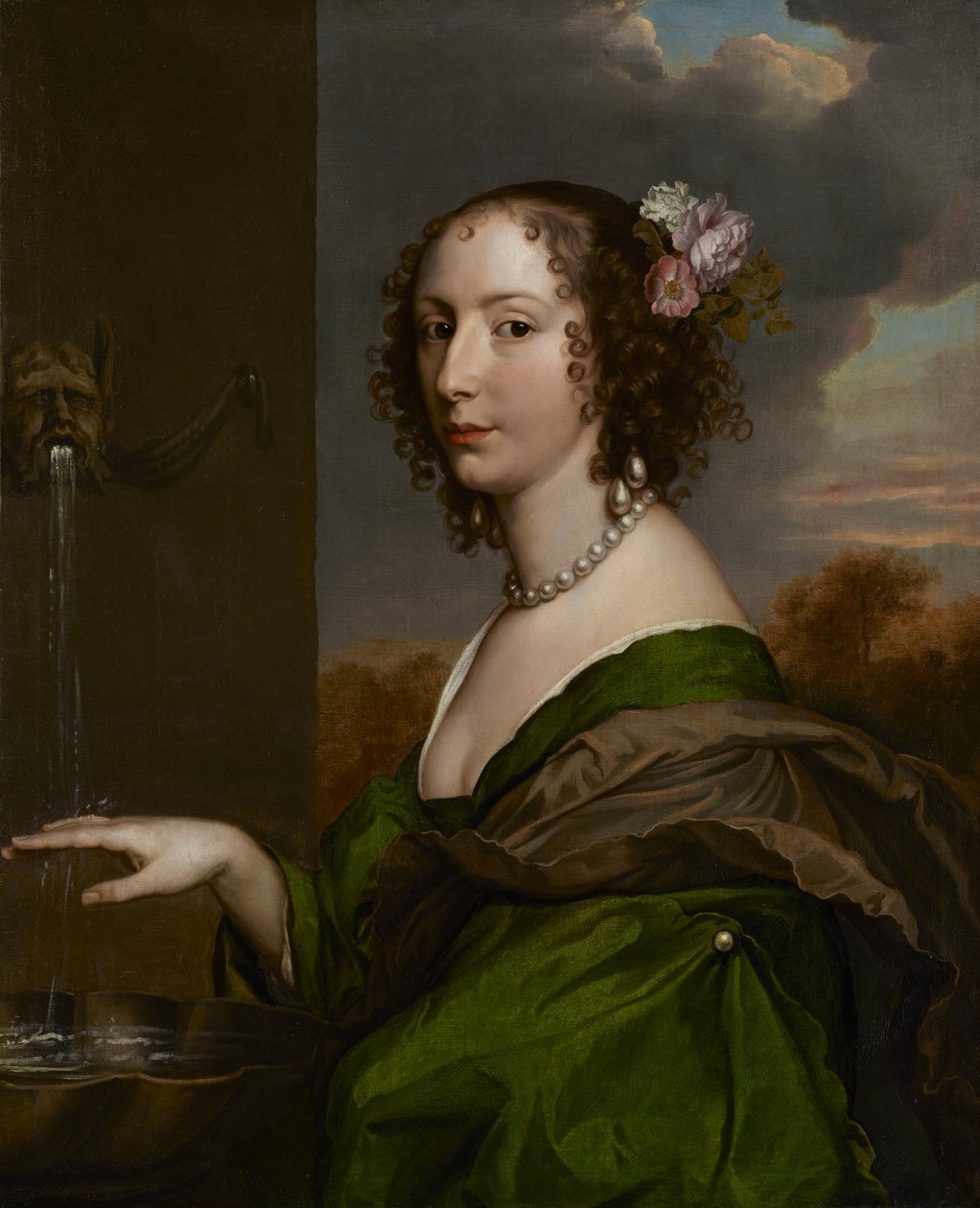 Lucy Hay (szül. Percy), Carlisle grófnő portréja (1599 - 1660. november 5.) alkotó: Adriaen Hanneman