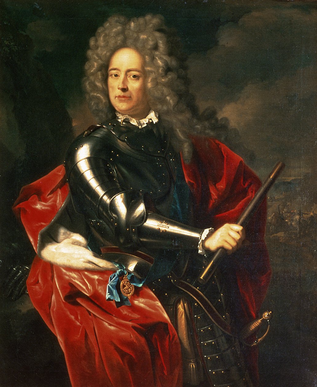 John Churchill, Marlborough 1. hercegének (1650-1722) portréja alkotó: Adriaan van der Werff