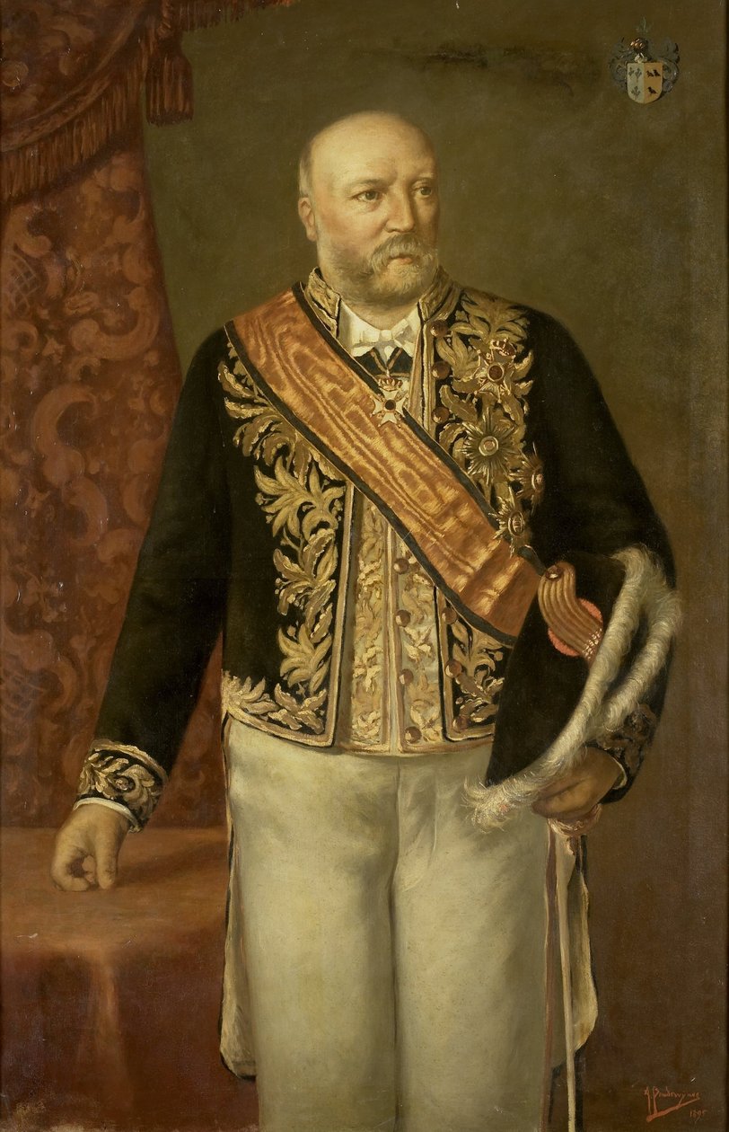 Cornelis Pijnacker Hordijk (1847-1908). főkormányzó (1888-93) alkotó: Adriaan Boudewijnse
