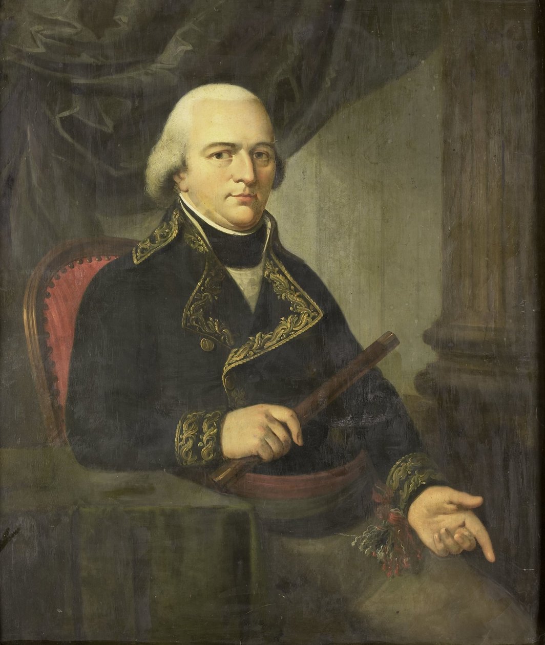 Pieter Gerardus van Overstraten, Holland Kelet-India főkormányzójának portréja alkotó: Adriaan de Lelie (attributed to)