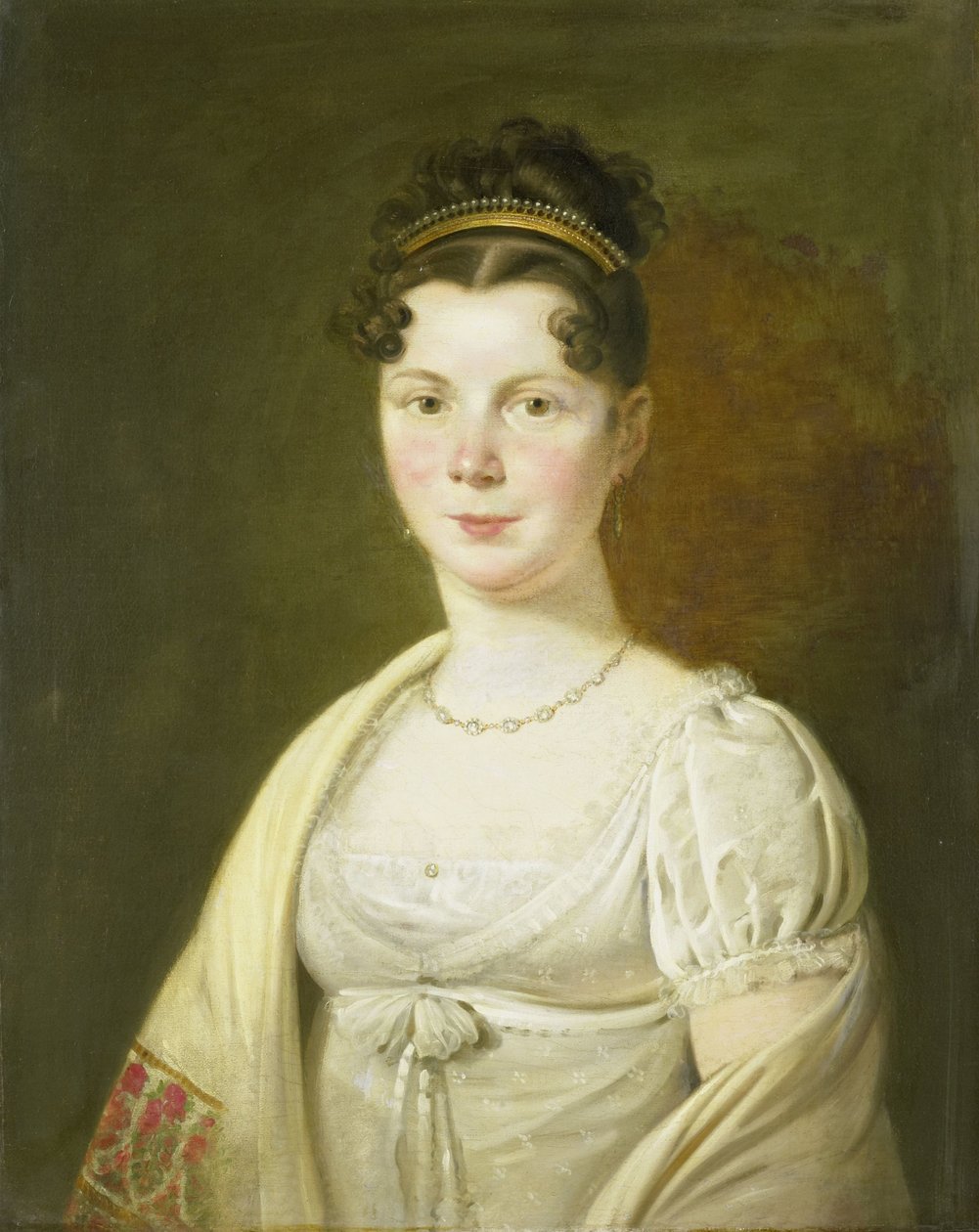 Wilhelmina Maria Haack (1786-1857), Gerrit Verdooren negyedik feleségének portréja alkotó: Adriaan de Lelie