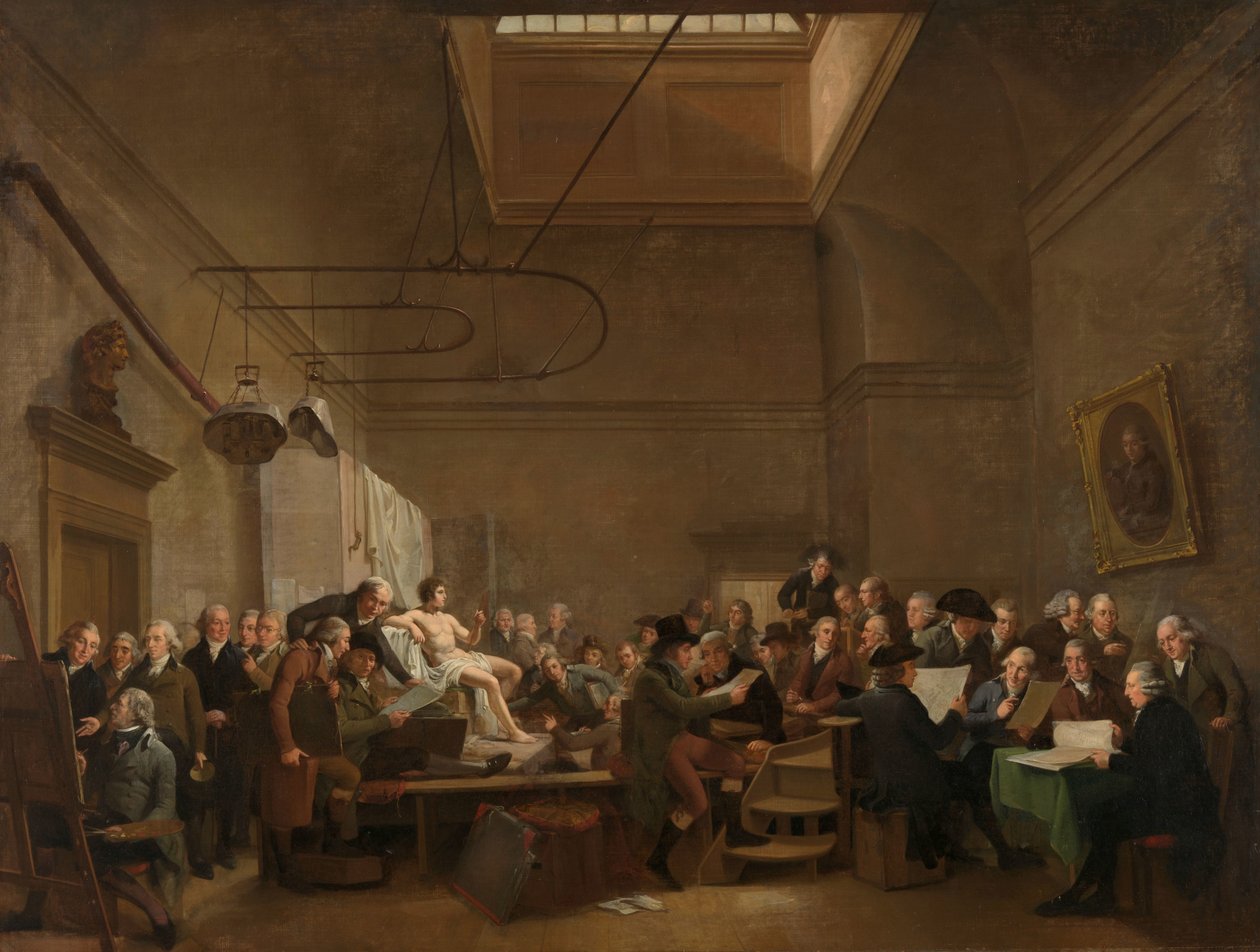 A Felix Meritis Társaság Rajzgalériája A Felix Meritis Társaság rajzterme alkotó: Adriaan de Lelie