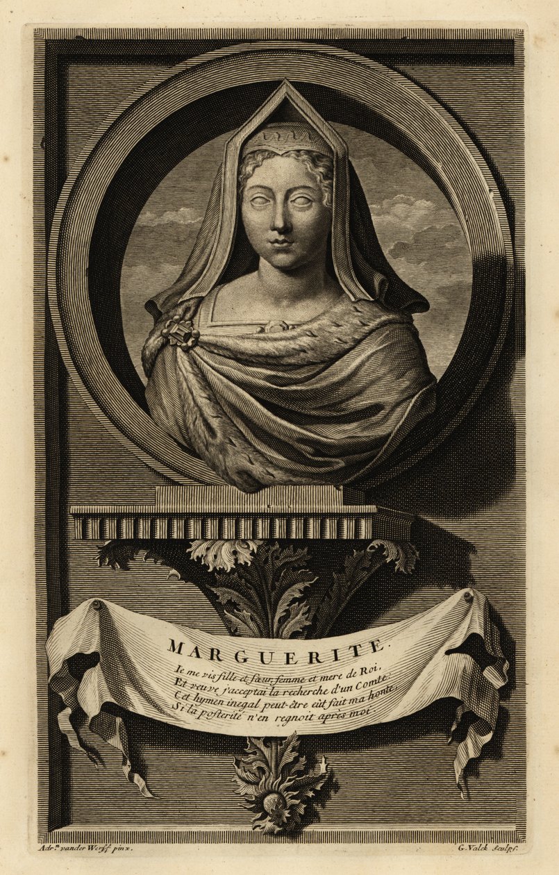 Tudor Margit (1489-1541) (metszet) alkotó: Adriaan van der (after) Werff